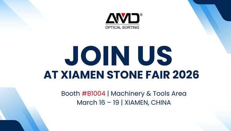 AMD ORE SORTING expondrá en la Feria de Piedra de Xiamen 2026