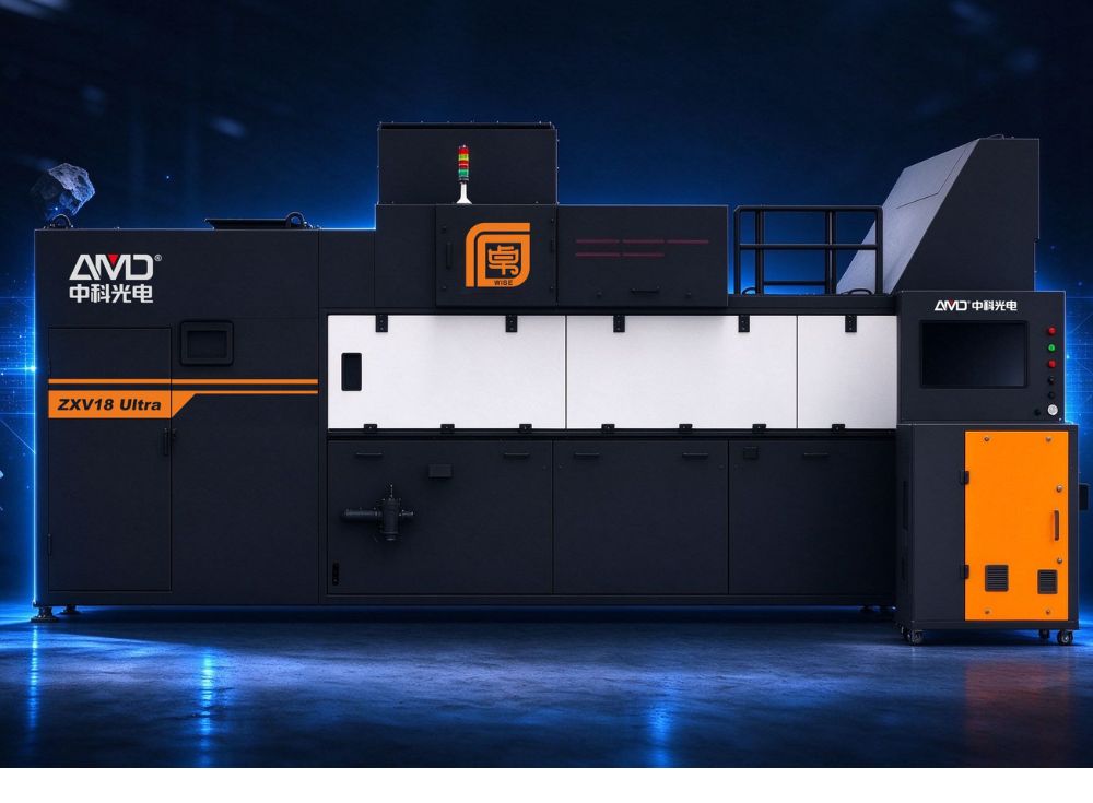 Clasificación inteligente de minerales XRT de AMD SORTING: de 